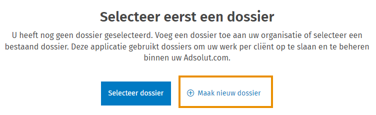 Adsolut Jaarrekening - Nieuw dossier.png